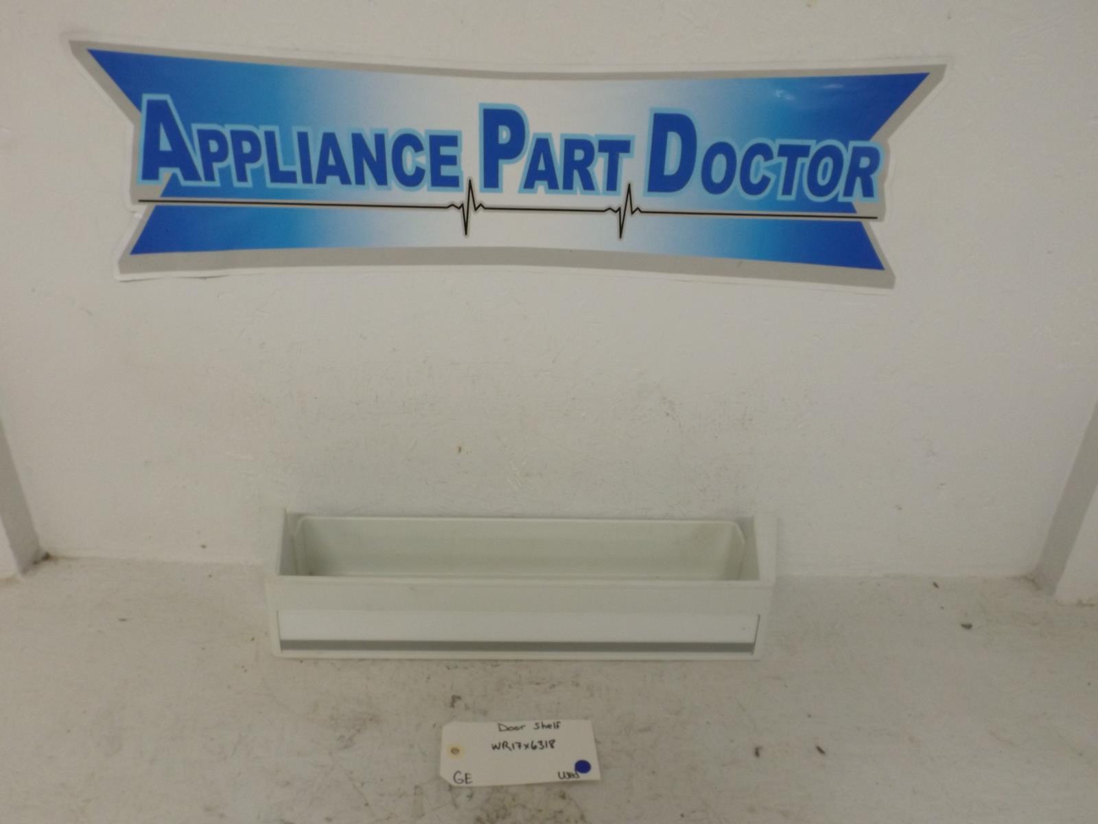 GE Refrigerator WR17X6318 Door Shelf Used GE Refrigerator WR17X6318 Door Shelf Used